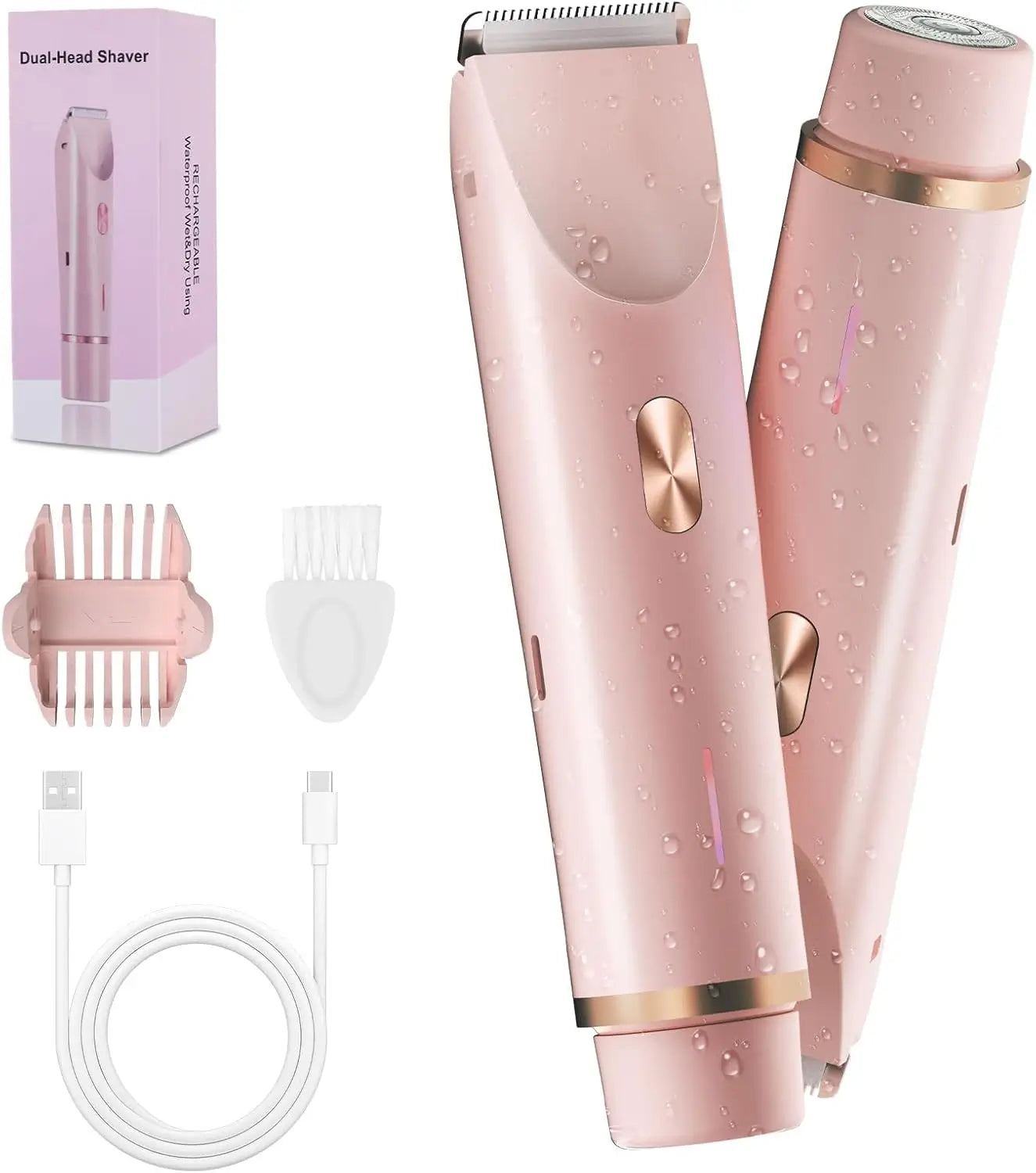 2-in-1 Painless Bikini Hair Trimmer
