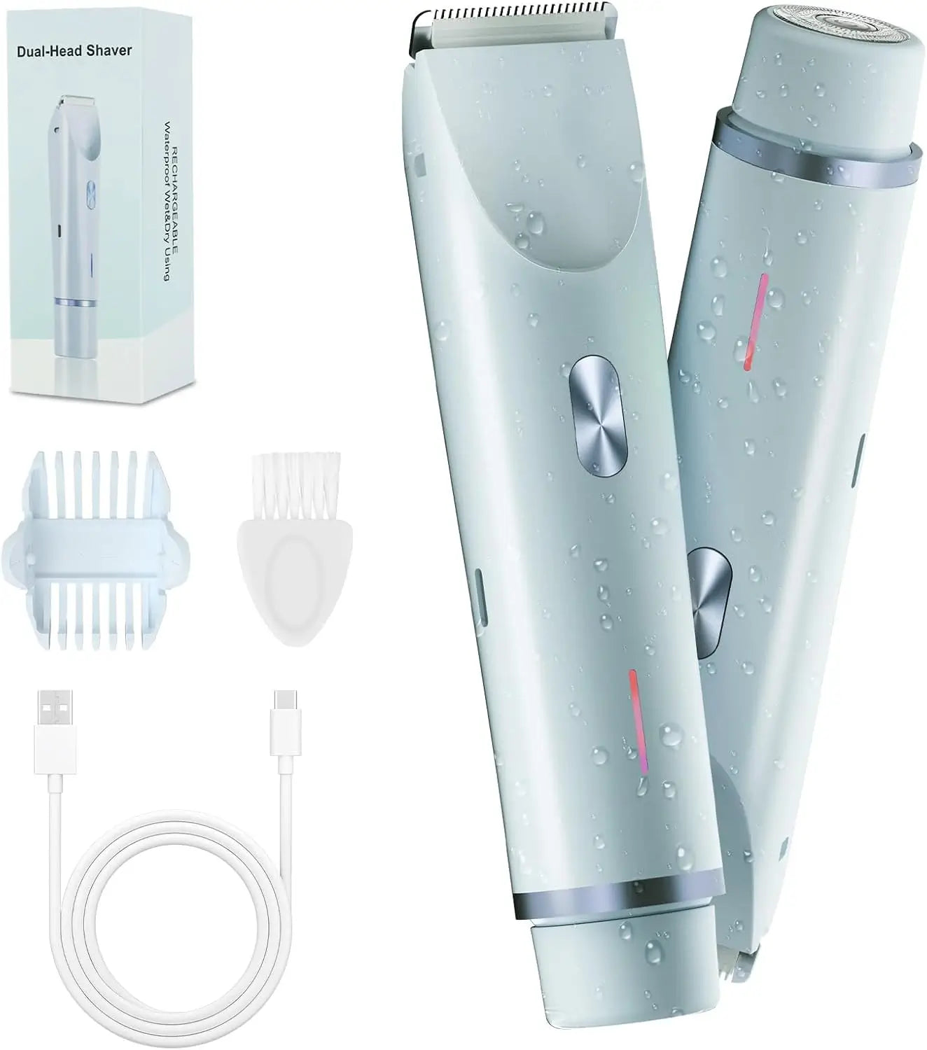 2-in-1 Painless Bikini Hair Trimmer
