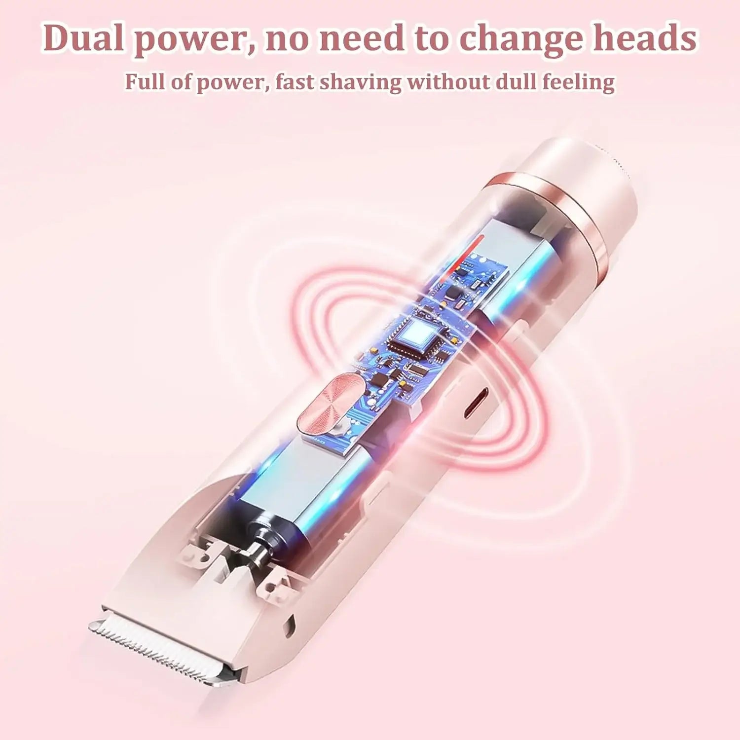 2-in-1 Painless Bikini Hair Trimmer